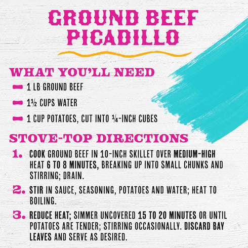 Mezco Picadillo Flavor Duo, Sauce, Spice and Herb Blend, Meal Prep Kit, 6.24 oz...