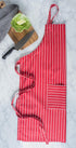 DII Professional and Commercial Grade, Chef Stripe Kitchen, Apron, Tango Red...