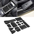 SENSHINE for Honda Civic Accessories 2022 2023 2024 Non-Slip Anti Dust Cup Holder Insert Center Console Shifter Liner Trim Door Packet Mats Premiu...