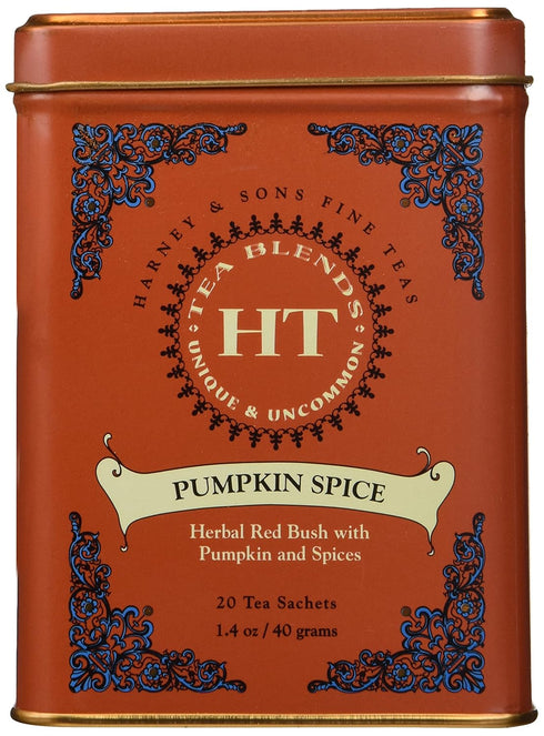 Harney & Sons Fine Teas Pumpkin Spice Tin- 20 Sachets...