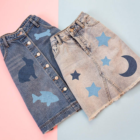 Iron on Patches Iron on Denim Patches Repair Kit for Clothes, Jeans, Jackets, Large Size, 4.9 Inch, Denim Cloth(30 Pieces)...