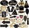 KatchOn, Glitter New Years Photo Booth Props 2025 - Pack of 32 | New Years Eve Photo Booth Props 2025, Happy New Years Decorations 2025 | New Year...