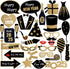 KatchOn, Glitter New Years Photo Booth Props 2025 - Pack of 32 | New Years Eve Photo Booth Props 2025, Happy New Years Decorations 2025 | New Year...