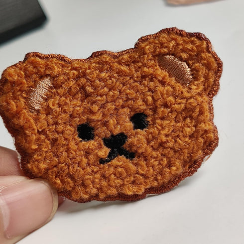 16 Pcs Cartoon Bear Embroidery Patches, Cute Bear Patches for Clothing, Embroidered Sew Applique Repair Patch Jean Patches, Sew On/Iron On Patches...