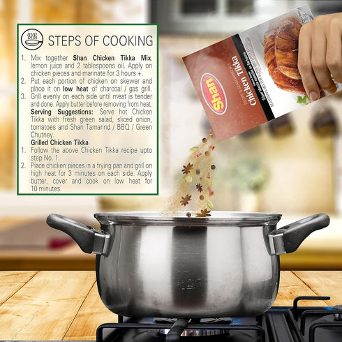Shan - Chicken Tikka Masala Mix (50g) - Seasoning Packets for Tikka Masala (Pack of 6)...
