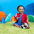 Bright Starts Oball Grippin' Goals Rattle Soccer Ball - Black & White, Easy-Grasp Toy for Newborn and Up...