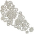 EVER FAITH Bridal 6 Inch Silver-Tone Flower Austrian Crystal Leaf Vine Brooch Clear...