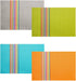 SHACOS Placemats Set of 4 Colorful Woven Vinyl Place Mats for Dining Table Reversible PVC Heat Resistant Table Mats (4, Multicolor)...