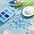PH PandaHall 3600pcs 3mm Seed Beads, 8/0 Blue Waist Beads 8 Colors Ocean Sea Blue Friendship Craft Beads Small Pony Bead Mini Spacer Bead for Frie...