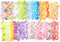 Oojami 36 Piece Hawaiian Leis Necklace Tropical Luau Hawaii Flower Lei Theme Party Favors Birthday Wedding Beach Luau Party 3 Dozens Bright Colors...