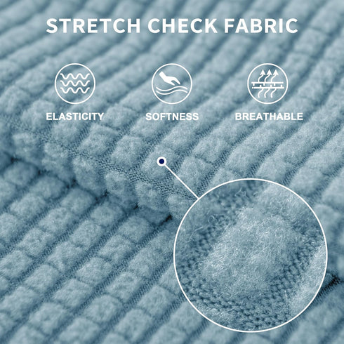 SUBRTEX Couch Slipcover RV Seater Slip Loveseat Stretch Durable Sofa Cushion Cover Spandex Elastic Furniture Protector for Settee Seat for Replace...