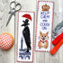Rainy day' Counted Cross Stitch Bookmark Kit for Adults - DIY Embroidery Book Marker Set with Paper Pattern, 16 Count Aida Canvas and Pre-Sorted ...