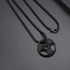 AILUOR Men Women's Dumbbell Pendant Necklace Stainless Steel Couples Barbell Pendant Fitness Gym Sports Dumbbell Weight Lifters Barbell Chain Jewe...