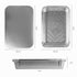 PLASTICPRO Disposable 4 LB Aluminum Takeout Tin Foil Oblong Baking Pans 12'' X 8'' X 2'' Inch With Cardboard Lids - Brownies, Bread, or Lunchbox, ...