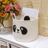 T&T Homewares Small Cute Panda Bear Basket for Kids Room Decor, Baby Shower, Baby Diaper Organizer, Baby Laundry Baskets, Woodland Nursery Decor, ...
