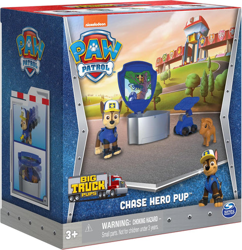 Paw Patrol, Big Truck Pups Chase Action Figure with Clip-on Rescue Drone, Command Center Pod and Animal Friend Kids Toys Ages 3 and up...