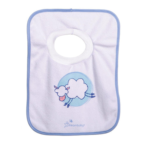 Dreambaby Terry Cloth Cotton Pullover Baby Bibs for Teething Feeding and Drooling - Super Absorbent & Extra Soft - Machine Washable - Farm Animals...