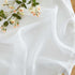 HLC.ME White Sheer Curtains 72 inches Long - 2 Panels Semi Sheer Voile Window Curtain Drapes Grommet Panels for Bedroom, Living Room & Kids Room (...