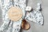 Miaoberry Organic Muslin Swaddle Blankets with Matching Hat and Wooden Hello World Newborn Sign | Eucalyptus Newborn Photography Props | Birth Ann...