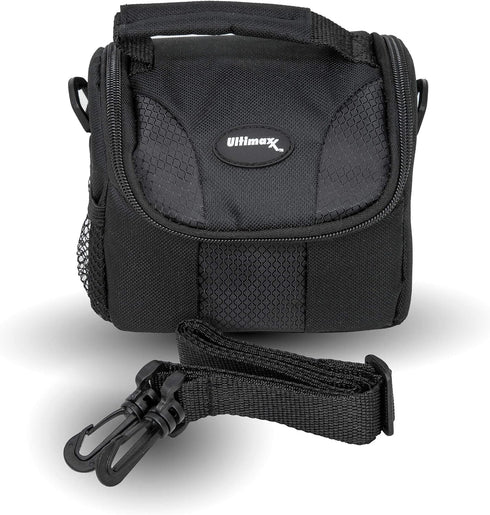 Ultimaxx Small Carrying Case/Gadget Bag for Sony, Nikon, Canon, Olympus, Fuji, Pentax, Panasonic, Samsung,Leica, Kodak & Many More Cameras & Camco...