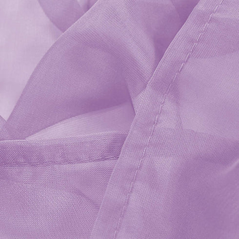 DONREN 2 Panels Solid Color Lilac Purple Sheer Curtains Elegant Rod Pocket Window Voile Panels Drapes for Bedroom Living Room (52X72 Inches)...