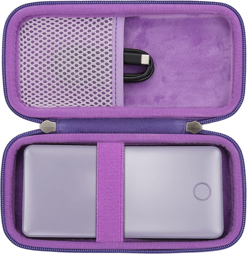 khanka Hard Travel Case Replacement for Anker 325/535 Power Bank PowerCore 20K Portable Charger 20000mAh, Case Only (Purple)......