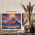 Posterizer 1 pcs- mountains, trees, night sky landscape nature 13-Landscape & Nature Art-Floral Botanical Art- Decor for Home & Office- unframed w...