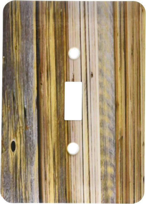 3dRose lsp_128661_1 Photo of Rustic Barnwood Light Switch Cover...