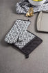 DII Black & White Diamond Collection Kitchen Essentials, Potholder Set, 2 Piece...