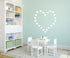 Heart Wall Decals Set – 96pcs 2-Inch Removable Vinyl Stickers for Kids Bedroom, Nursery, Playroom – Gender Neutral DIY Decor for Boys and Girls YY...