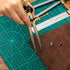 2 PCS Adjustable Lockable Spring Wing Divider Calipers, 6 Inch and 8 Inch Steel Leather Compass Creaser, Drafting Compass Tool for Woodworking, Me...