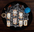 Indian Consigners Altar Cloth Flower of Life Witchcraft Alter Tarot Spread Top Cloth Wiccan Square Spiritual 18 by 18 Sacred (Flower of Life Gold ...