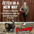 Made in USA Flingsy Dog Ball Launcher and Rope Tug Fetch Thrower Combination Throwing Toy with 100-Percent Natural Cotton Rope...