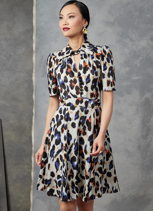 Vogue Misses' Dress Sewing Pattern Kit, Design Code V1908, Sizes S-M-L-XL-XXL, Multicolor...