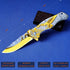 Pocket Knife for Men, Cool Folding Knife With 3D embossed Bald Eagle, Great Gift Edc Knife For Men Outdoor Survival Camping Hiking Hunting (Eagle)...