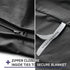 YnM Exclusive Cotton Duvet Cover for Weighted Blankets (Dark Grey, 41"x60")...