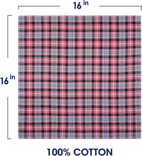 Zenssia Handkerchiefs Mens 100% Cotton Soft 6 Piece Gift Set...