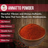 Achiote Powder – Ground Annatto Seeds 4oz Great for Adding Color and Mild Flavor in Soup, Stews, Meats and Mexican Recipes...