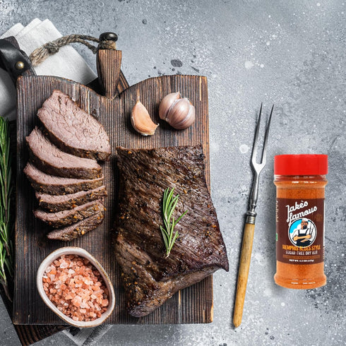Jake’s Famous Memphis Rub, Gluten Free, Sugar Free, Steak Seasoning, Chicken Seasoning, BBQ Rub, Dry Rub for Barbecue Ribs, BBQ Brisket, 4.5 Oz, P...