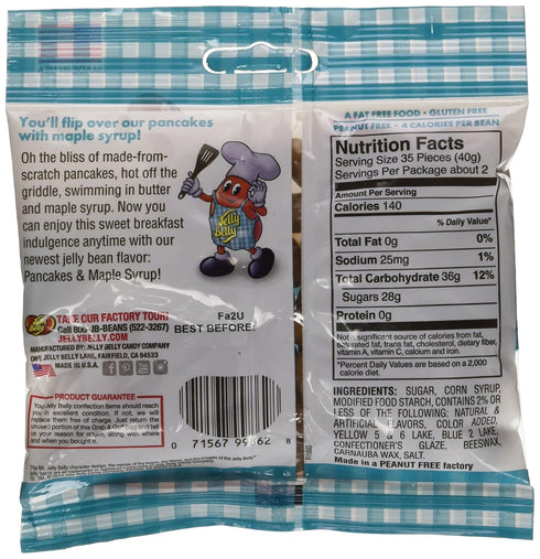 Jelly Belly 66318 3.1 Oz. Jelly Belly Pancakes & Maple Syrup...