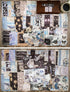 Knaid 200 Pieces Vintage Ephemera Bundle Junk Journal Kit Scrapbook Supplies Paper Sticker Material Pack for Art Journaling Bullet Journals Planne...