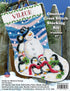 Design Works Crafts Dressing Frosty Counted Cross Stitch Stocking Kit, by The Yard...