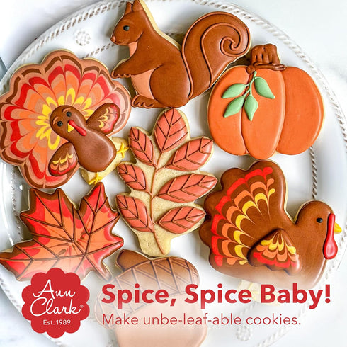 Thanksgiving Turkey Cookie Cutter, 3.75" Made in USA by Ann Clark...