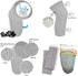 Elastic Cotton Knee Warmers, Knee Sleeves for Men and Women - Circulation Support and Joint Pain Relief, Arthritis Aid, One Pair, Made in Japan...