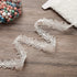 ToBeIT 15yard White Lace Ribbon Lace Trim Pattern Inelastic Embroidery for Decoration Edging Crafts Veils Costumes Table Runner Gift Box(White c)...
