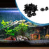 Aquarium Suction Cup, Rubber Water Pipe Air Tube Hose Suction Cup for Aquarium Fish Tank 0.79Inch(Black,30Pcs)...