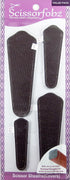 Scissors sheaths by SCISSORFOBZ with ScissorGripper -VALUE PACK-4 sizes- Designer Scissor Covers Holders for embroidery sewing quilting - Quilters...
