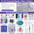 MUBYOK M139 57PCS Car Freshies supplies starter kit, DIY Freshie Making kit with Unscented Aroma Beads,Freshies Silicone Molds and Accessories (Ma...