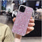 for iPhone 12 Case and iPhone 12 Pro Case Gel Clear Glitter Sparkle Bling Women Girls Cases Cute Rubber Slim Soft Silicone TPU Shockproof Drop Pho...