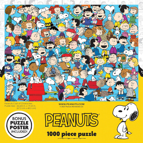 RoseArt - Peanuts - Cast of Characters - 1000 Piece Jigsaw Puzzle for Adults...